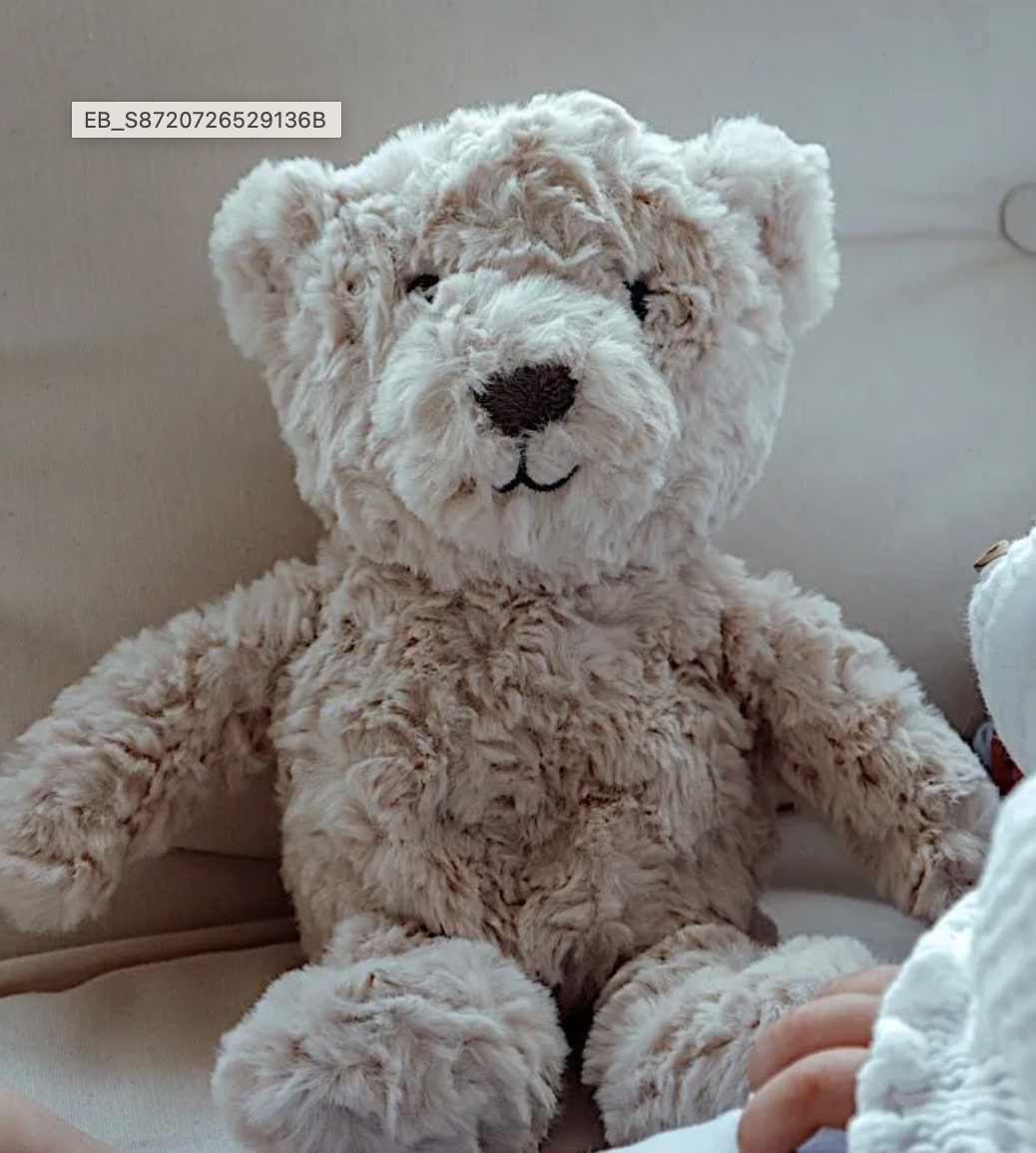 PELUCHE BRUIT BLANC LOU, L’OURS