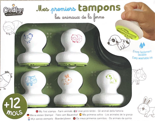 Mes premiers tampons de la ferme